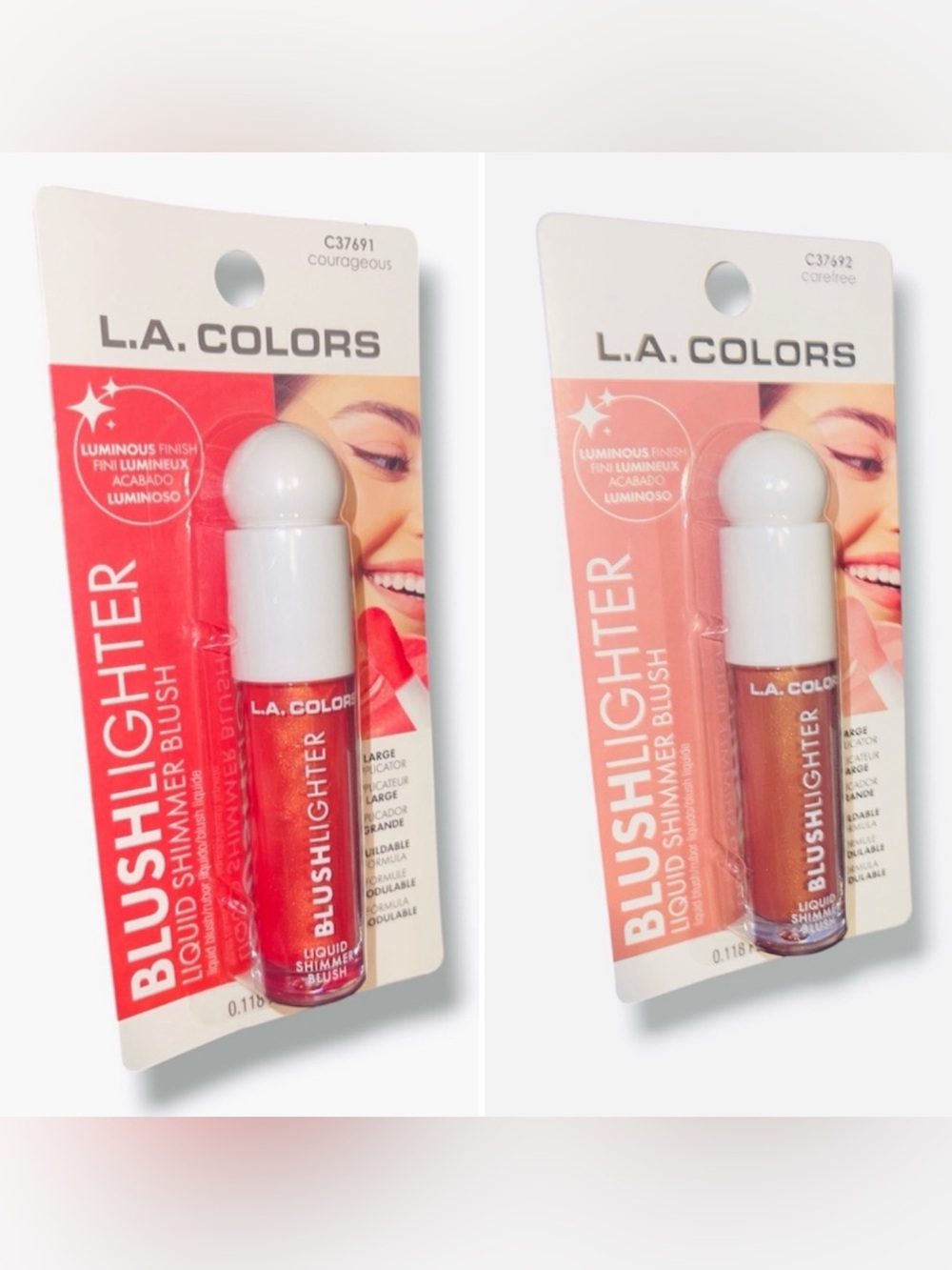 L.A. Colors BlushLighter-Courageous and Carefree